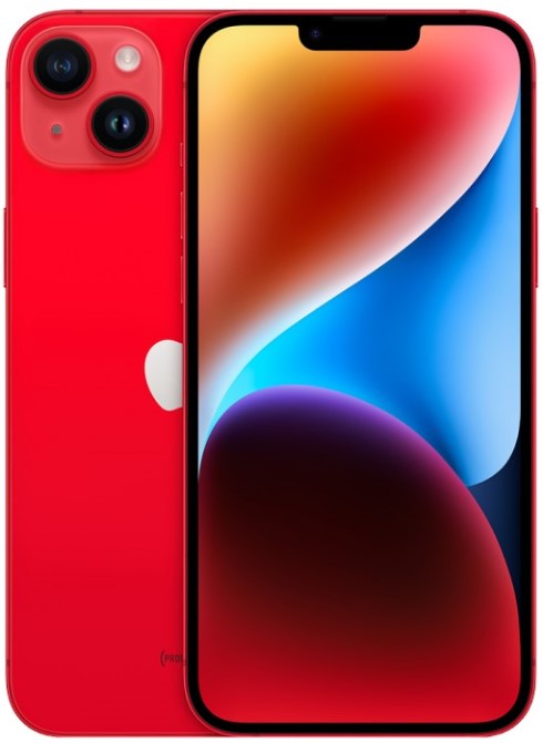 

Смартфон Apple iPhone 14 Plus 128GB MQ393ZA/A (PRODUCT) RED, with 2 Sim trays, no eSim, iPhone 14 Plus 128GB