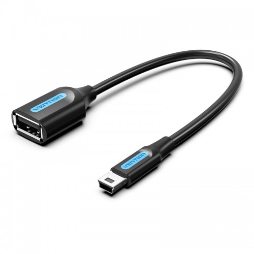 

Адаптер Vention CCTBB OTG USB 2.0 AF/mini B 5pin - 0.15м, CCTBB