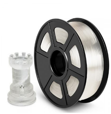

Пластик NVP NV-3D-PLA-TRANSPARENT PLA Transparent для 3D печати, диаметр 1.75мм, длина 330м, 1 кг, NV-3D-PLA-TRANSPARENT