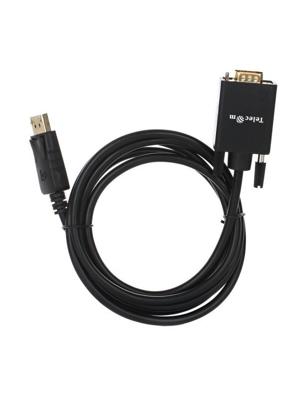 

Кабель-переходник DisplayPort-VGA Telecom TA669-1.8M M/M, 1,8m, TA669-1.8M