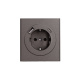 фото Розетка с заземлением с 2 USB  KRANZ KR-78-0704-6 в Уфе