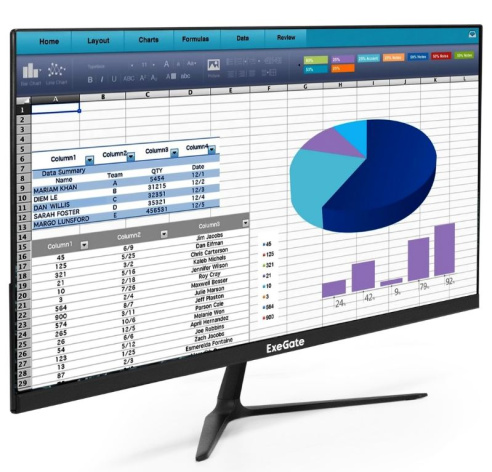 фото Монитор 21.5 " Exegate SmartView EP2200A, Черный, [EX300460RUS]