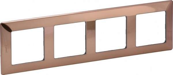 

Рамка Legrand 754164 Valena LIFE, 4-ая, медь, 754164