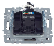 фото Розетка компьютерная IEK BR-K10-1-K46