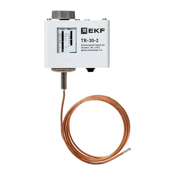 

Реле контроля температуры EKF TR-30-2 (термостат) капилляр 2 метра, TR-30-2