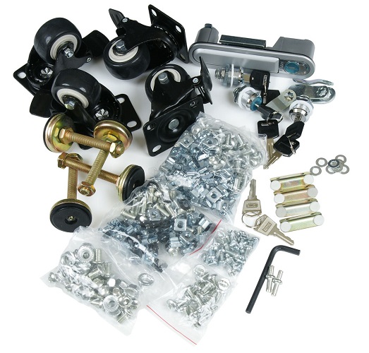 

Комплект Cabeus SH-ND-KIT для cборки шкафов серии SH-05C, ND-05C (Винты, гайки, замки, ролики), SH-ND-KIT