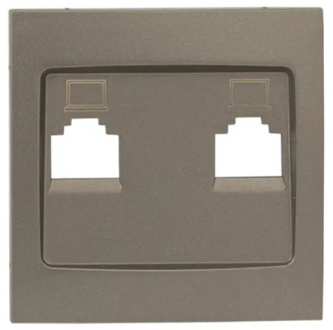 фото Накладка розетки компьютерной  EKF ESK02-L-035-40 в Уфе