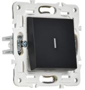 фото Выключатель одноклавишный с подсветкой  IEK SK-V10-1-10-K02