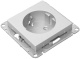 фото Розетка с заземлением  EKF UP1-SOA-110