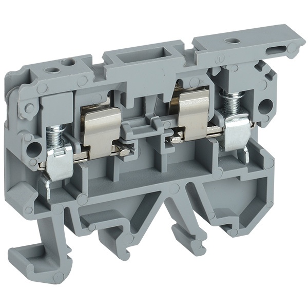 

Клемма винтовая IEK YZN30-004F-K02 КВИ-4-П с держат. предохр. 5х20 серая, YZN30-004F-K02