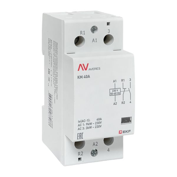 

Контактор модульный EKF km-av-2-25-22-230V КМ 25А 2NC+2NO 230VAC (2 мод.) AVERES, km-av-2-25-22-230V