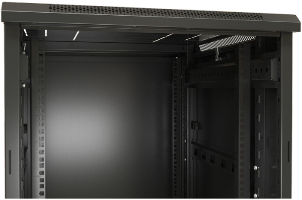 фото Шкаф напольный 19", 18U Hyperline TTB-1868-DD-RAL9004