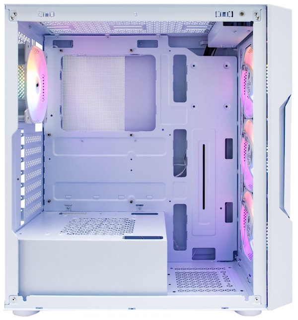 

Корпус ATX 1STPLAYER TRILOBITE T7-P T7-P-WH-4F1-W белый, без БП, окно из закаленного стекла, 2*USB3.0, audio, TRILOBITE T7-P