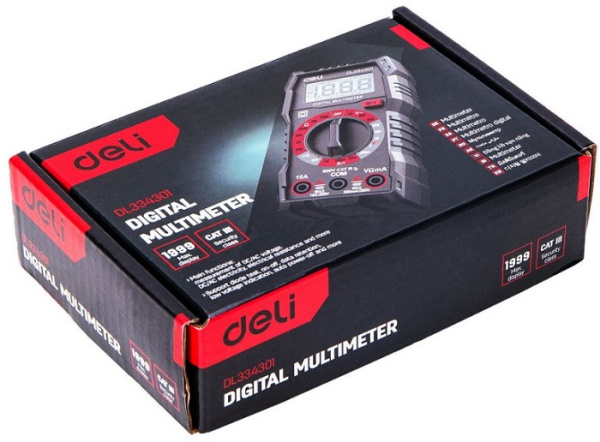 фото Мультиметр цифровой Deli DL334301 в Волгограде