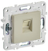 фото Розетка компьютерная IEK SK-K10-1-K10