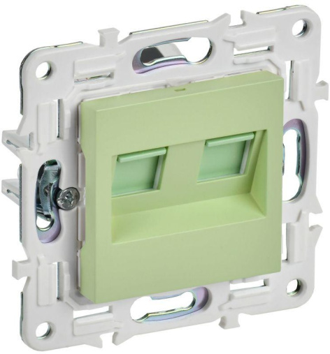 фото Розетка компьютерная двойная IEK SK-K20-1-K06 в Казани