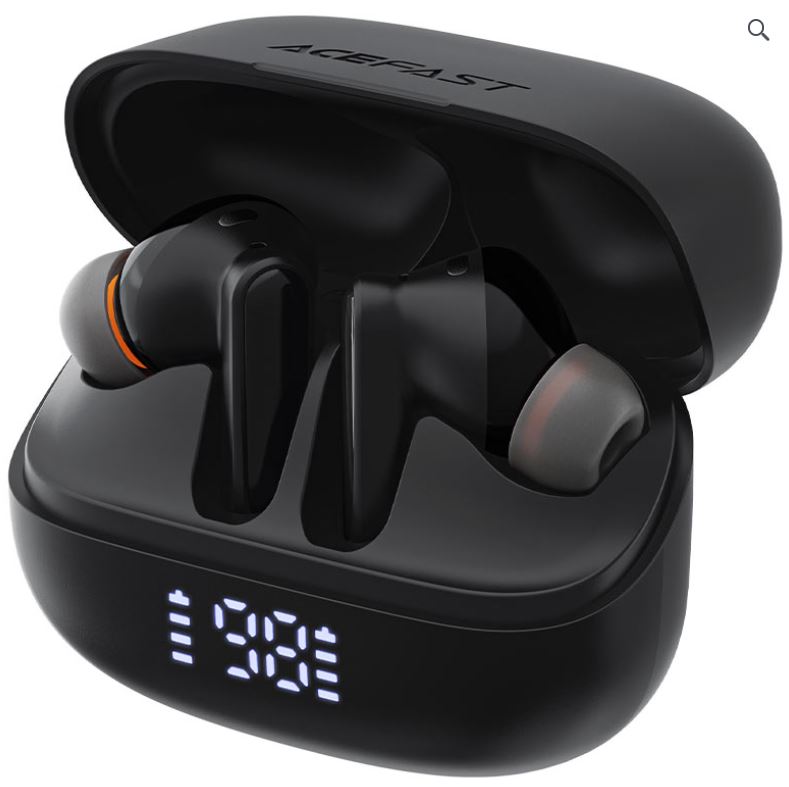 

Наушники беспроводные ACEFAST W1 Active Noise Cancelling True Wireless Earbuds. Цвет: черный, W1