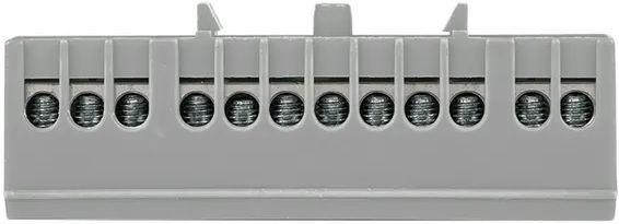 

Шина EKF sn0-63-12-is "фаза" L (6x9мм) 12 отв. латунь серый изолир. корп. на DIN-рейку, sn0-63-12-is