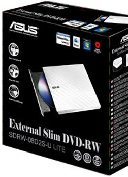 фото Привод DVD±RW внешний ASUS SDRW-08D2S-ULITE/DWHT