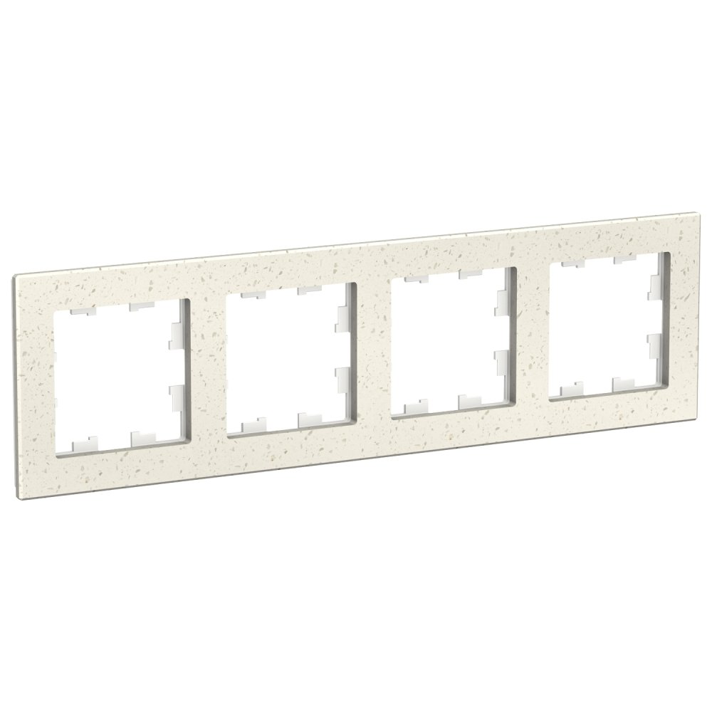 

Рамка четверная Systeme Electric ATN343104 AtlasDesign NATURE Мрамор крем роял, ATN343104
