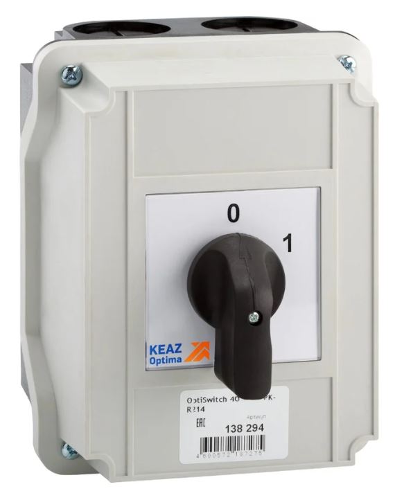 

Переключатель кулачковый КЭАЗ 225090 OptiSwitch 4G40-92-PK-R214, 225090