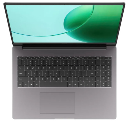фото Ноутбук Honor Magicbook X16 2025 16" (AMD Ryzen 5, 16Гб LPDDR5X, SSD 1 Тб, Radeon Graphics, Без ОС) Серый [5301APLP]
