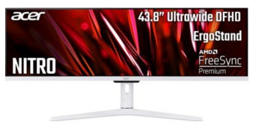 

Монитор 43,8" Acer XV431CPwmiiphx UM.MX1CD.P01 32:9, IPS, UHD, 1ms, 400cd, 120Hz, HDMI, DP, SPK, HAS, XV431CPwmiiphx