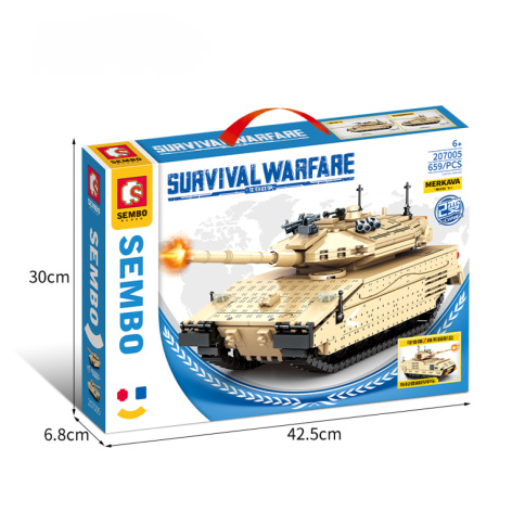 фото Конструктор  Sembo Block Танк- Merkava 4
