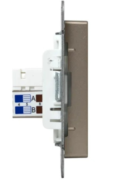 фото Розетка компьютерная двойная EKF UP1-SOC-2RJ45-5