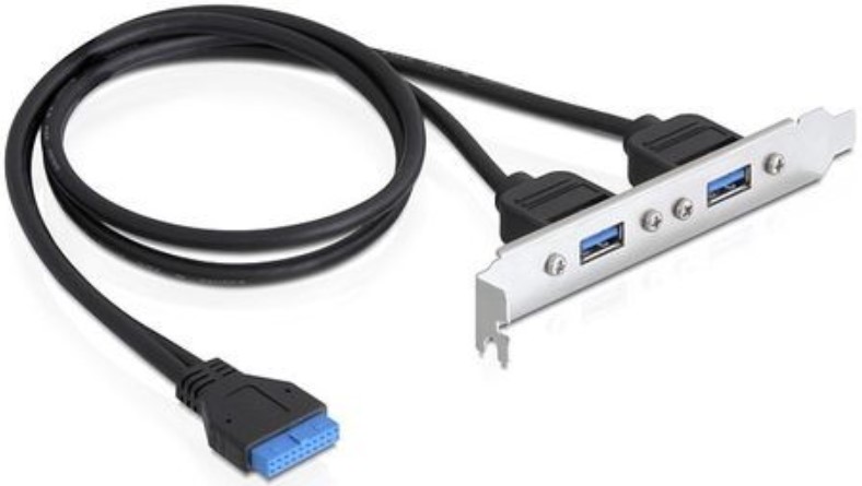 

Адаптер ASIA ASIA BRACKET USB 3.0 2 PORT USB Bracket 2xUSB3.0 Bulk, ASIA BRACKET USB 3.0 2 PORT
