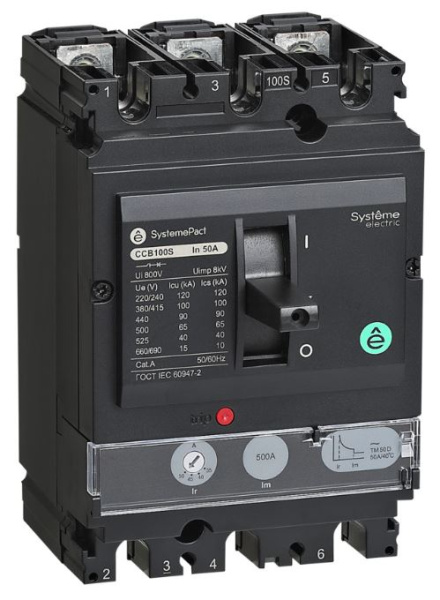 фото Автоматический выключатель в литом корпусе  Systeme Electric SPC100N040L3DF в Перми