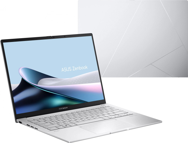 фото Ноутбук  ASUS Zenbook 14 OLED UX3405MA-QD988 в Ростове-на-Дону 14 ", Core Ultra 5, 16 Гб RAM, 512 Гб SSD, Arc graphics, Серебристый