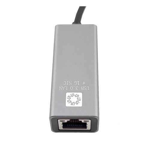 

Кабель-адаптер 5bites UA3-45-13BK USB3.0/RJ45 1G/AL/grey, UA3-45-13BK