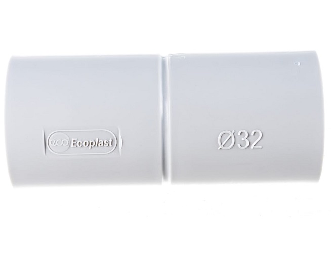 

Муфта соединительная Ecoplast 42532-25 MAG32 для труб D32мм, цвет серый (25шт), 42532-25