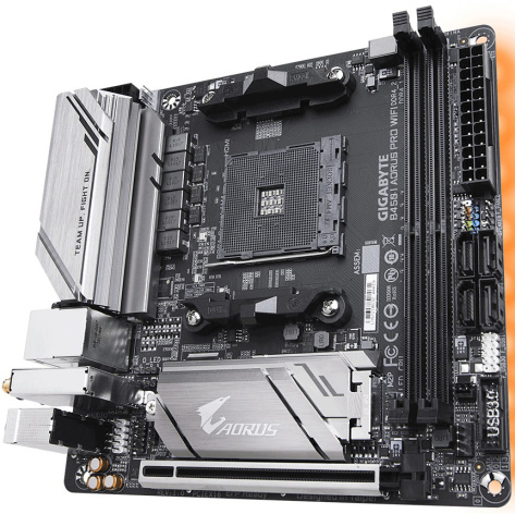 фото Материнская плата mini-ITX GIGABYTE B450 I AORUS PRO WIFI