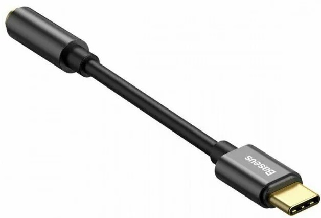 

Адаптер Baseus CATL54-01 Type-C Male - 3.5mm Female L54 black, CATL54-01