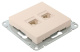 фото Розетка компьютерная двойная EKF UP1-SOI-2RJ45-5