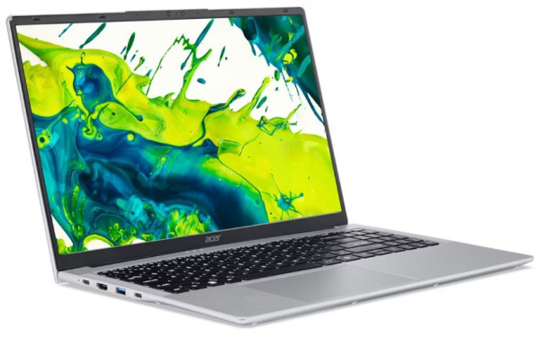 фото Ноутбук  Acer Aspire Lite 15 AL15-54P-590V в Уфе 15.6 ", Core Ultra 5, 16 Гб RAM, 512 Гб SSD, Arc graphics, Серебристый