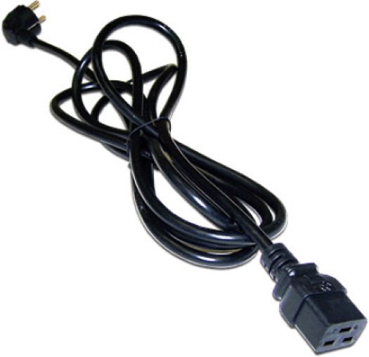 

Кабель питания Lanmaster LAN-PP19/SH-0.5-BK C19-Schuko, 3х1.5, 220В, 16А, 0.5 метров, LAN-PP19/SH-0.5-BK