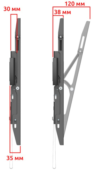 фото Кронштейн для телевизора UNITEKI TM4040RD