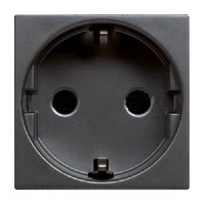 

Розетка ABB N2288 AN 2CLA228800N1801 с заземлением, со шторками, 16А, 250В, IP20 (антрацит), N2288 AN
