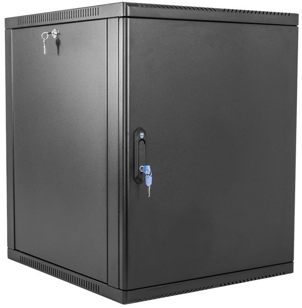

Шкаф настенный 19", 15U ЦМО ШРН-15.650.1-9005 телекоммуникационный сварной (600 × 650) съёмные стенки, дверь металл, чёрный, ШРН-15.650.1-9005
