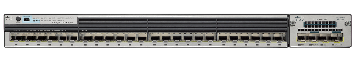 

Коммутатор Catalyst Cisco WS-C3750X-24S-S 24 Port GE SFP IP Base, с предустановленным ПО, WS-C3750X-24S-S