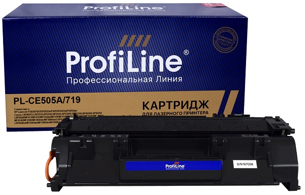 

Картридж ProfiLine PL_CE505A/CF280A/719 для HP LaserJet P2030/P2035/LaserJet Pro M401/M425/M425dn/M425dw/Canon i-SENSYS LBP251/LBP252/LBP253/LBP6300 2, PL_CE505A/CF280A/719