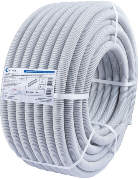 фото Труба гофрированная Cabeus FCPL-25-PVC-050-1-GY в Волгограде