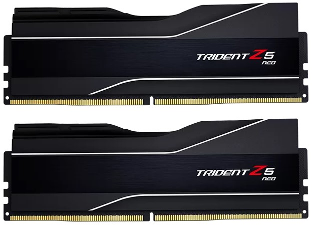 

Модуль памяти DDR5 32GB (2*16GB) G.Skill TRIDENT Z5 NEO F5-6000J3038F16GX2-TZ5N 6000MHz CL30 1.35V, TRIDENT Z5 NEO
