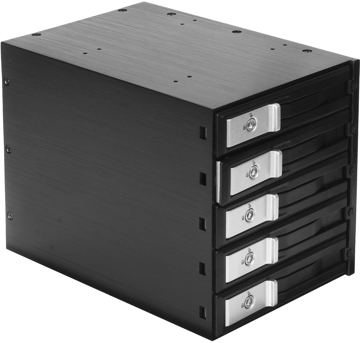 

Корзина для жесткого диска Exegate HS535-01 EX264646RUS универсальная, на 5*3,5" SATA/SAS HDD, занимает 3*5,25" отсека, HS535-01