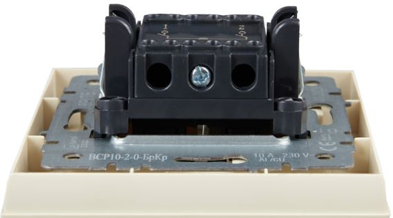 фото Выключатель двухклавишный в сборе IEK BR-V20-0-10-K36-F в Волгограде