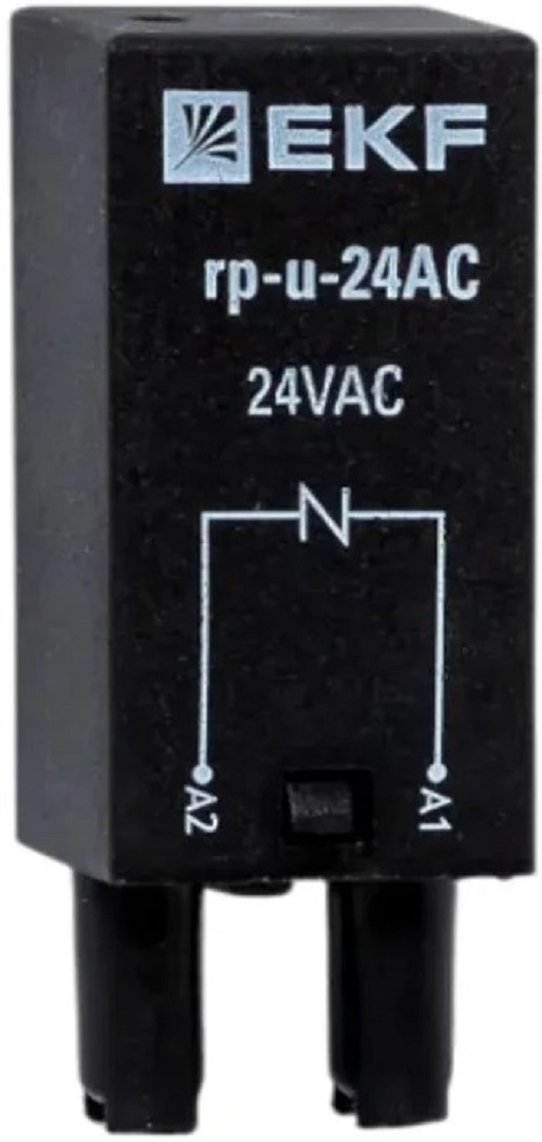 

Модуль защитный EKF rp-u-24AC c варистором 24В AC для промежуточных реле RP AVERES, rp-u-24AC