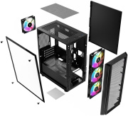 фото Корпус Xastra A402M 4ARGB